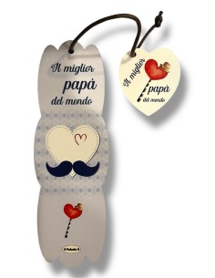 Segnalibro Frase Su Legno Colorato Con Pendaglio -... 2