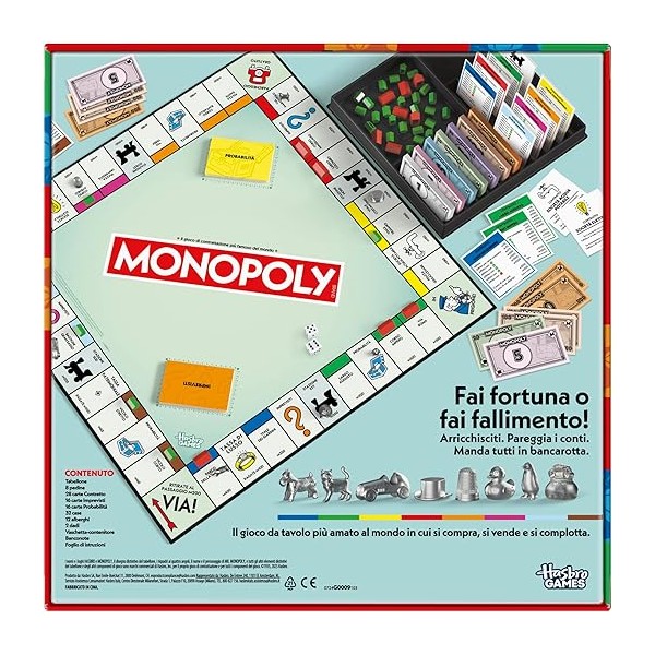 Monopoly Monopoli Gioco classico da tavolo con...
