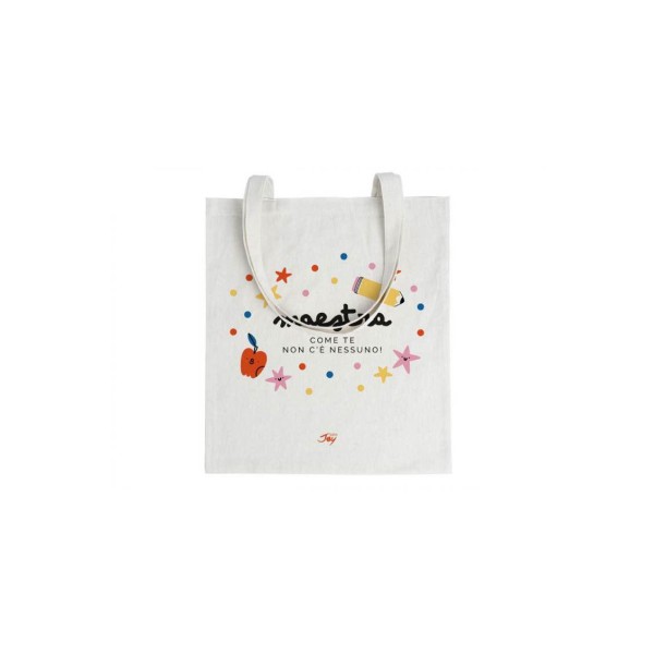 Shopper Bag Borsa maestri maestra - una maestra...