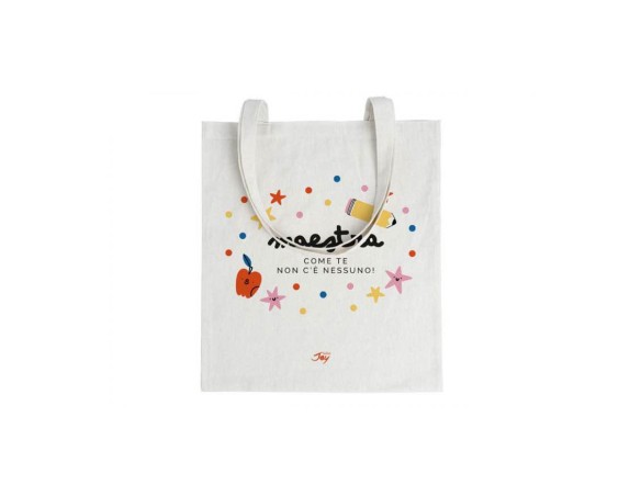 Shopper Bag Borsa maestri maestra - una maestra come te