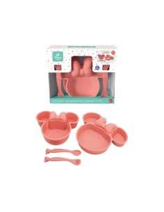 Minnie | Set Piatti e Posate Minnie Mouse Rosa in...