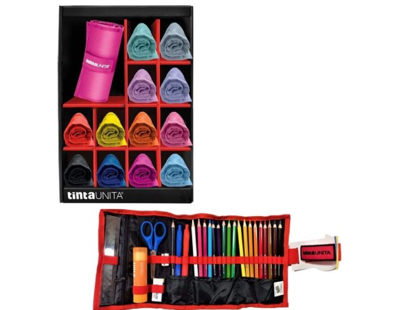 Astuccio Tinta unita Rotolo free time monocolore completo Tinta Unita 24 colori