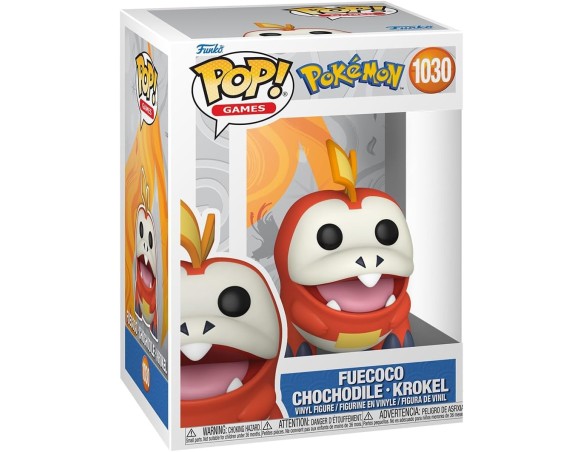 Funko Pop! Games: Pokemon - Fuecoco - 1030 Figura in Vinile da Collezione - Idea Regalo - Merchandising Ufficiale - Giocattoli 