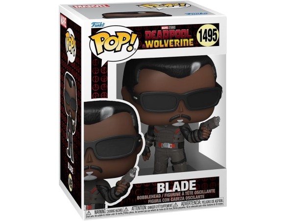 Funko Pop! Marvel: Deadpool & Wolverine - Blade - ( 1495 ) Figura in Vinile da Collezione - Idea Regalo - Merchandising Ufficia