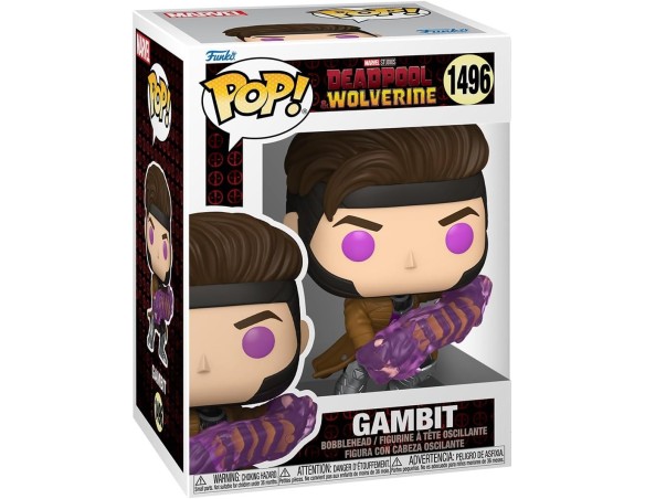 Funko Pop! Marvel: Deadpool & Wolverine - Gambit - 1496 Figura in Vinile da Collezione - Idea Regalo - Merchandising Ufficiale 