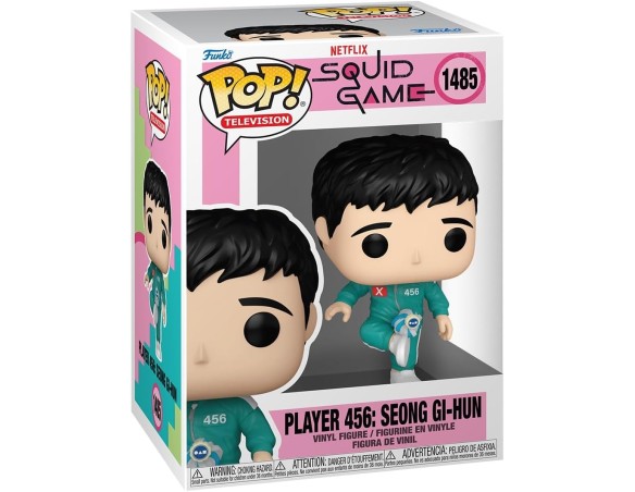 Funko POP! TV: Squid Game - Gi-Hun ( 1485 ) Gi-hun 456 - il Gioco Del Calamaro - Figura in Vinile da Collezione - Idea Regalo -