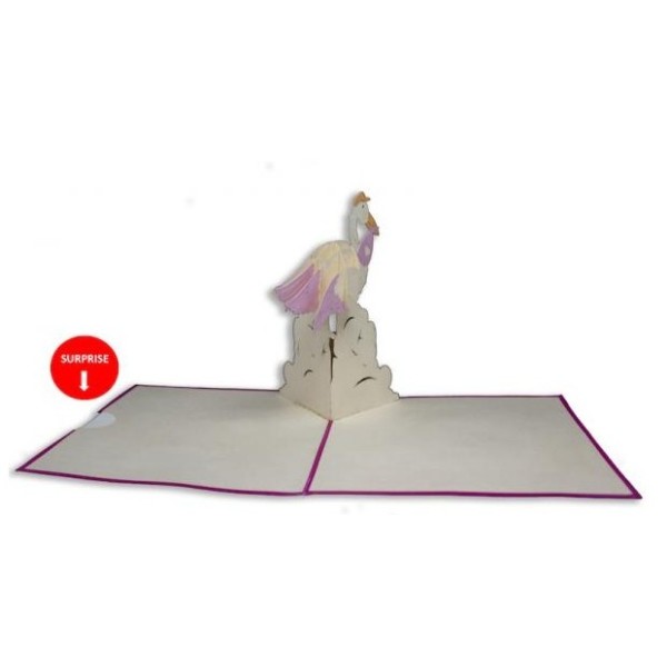 BIGL.AUGURI B.ORIGAMI SURP.CICOGNA BIMBA 3622