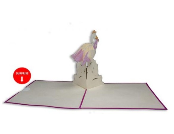 BIGL.AUGURI B.ORIGAMI SURP.CICOGNA BIMBA 3622