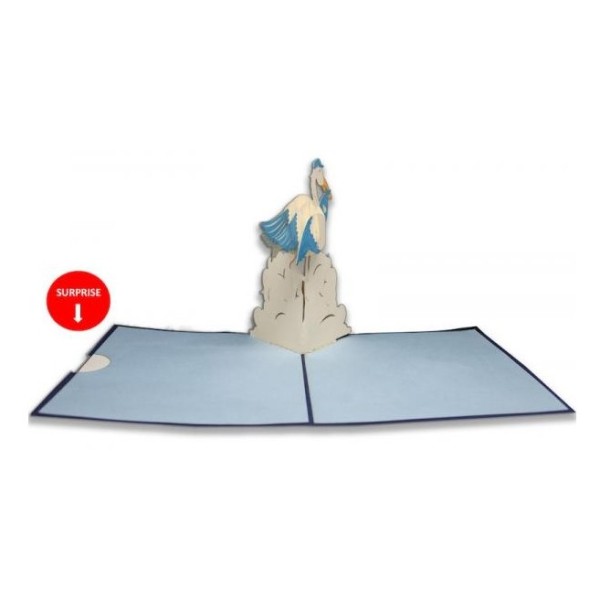 BIGL.AUGURI B.ORIGAMI SURP.CICOGNA BIMBO 3621