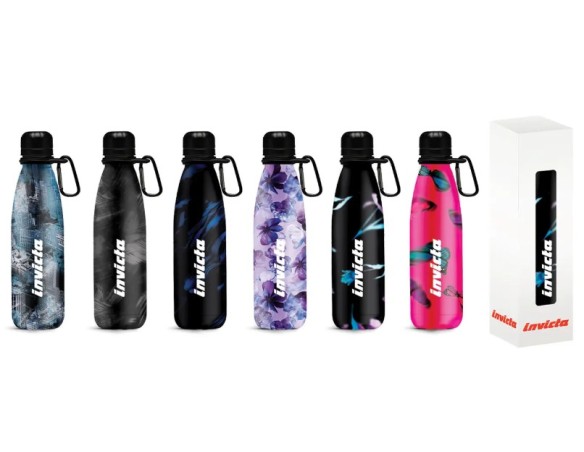 Borraccia Bottle Bottiglia Termica 500 ml in Acciaio Invicta