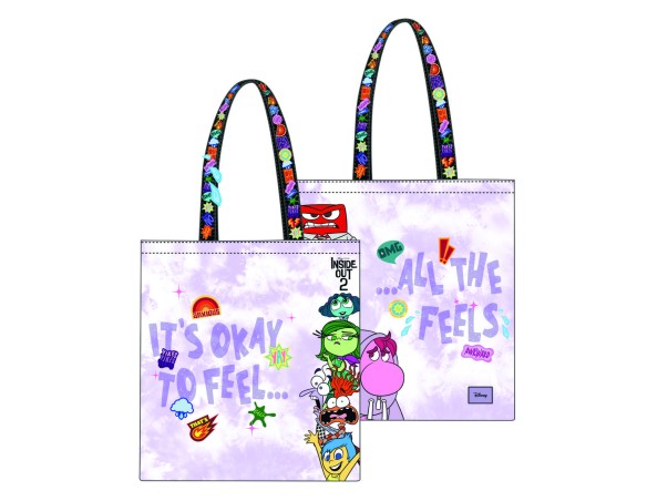 Inside Out | SHOPPER SEVEN - TOTE BAG BORSA SACCHETTO INSIDE OUT 2 - IT'S OKAY TO FEEL..