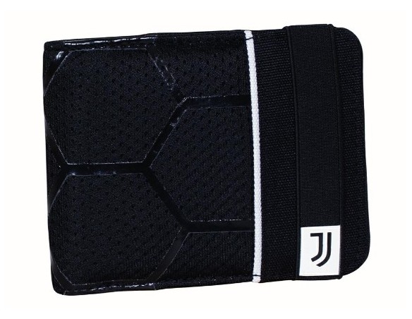 Juventus | Seven, PORTAFOGLIO JUVENTUS JUVE CON ELASTICO, NERO
