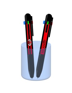 Milan | Penna a sfera Milan multicolore a scatto 4 colori...