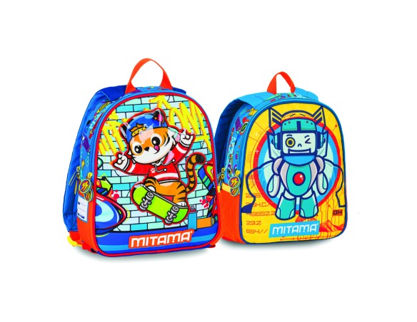 Zaino asilo spinny Mitama boy girl bambino bambina