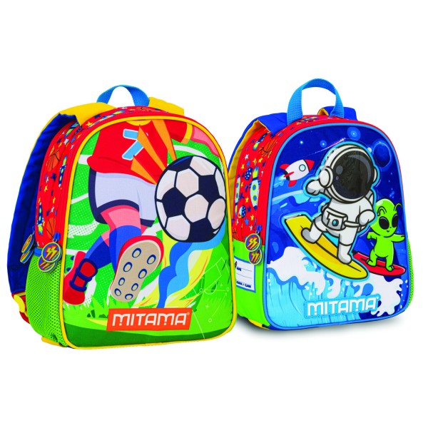 Zaino asilo spinny Mitama boy girl bambino bambina