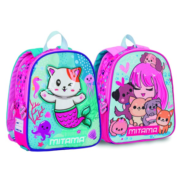 Zaino asilo spinny Mitama boy girl bambino bambina