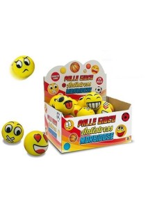 Pallina Palla piccola Smiley Antistress Diametro 63 Mm...