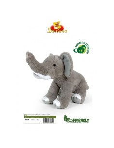 PELUCHE ELEFANTE SEDUTO CM 30 ECO FRIENDLY 27584