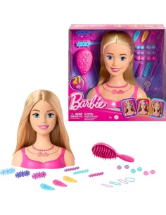 Barbie Testa per acconciare le bambole, capelli biondi...