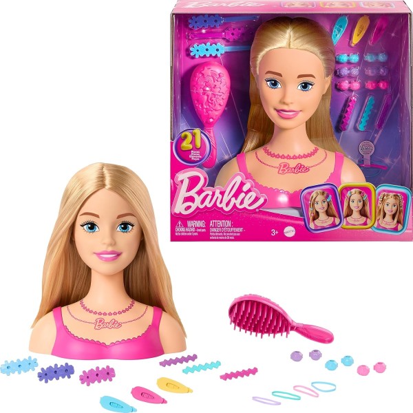 Barbie Testa per acconciare le bambole, capelli...