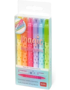 Legami - Set di 6 Evidenziatori Cancellabili, Magic... 2