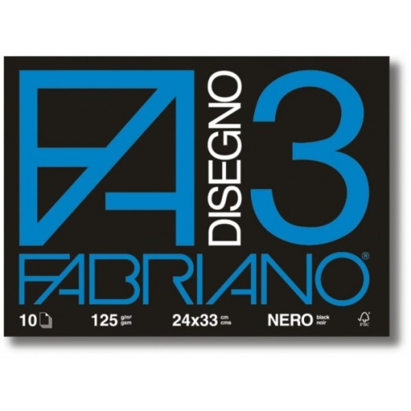 ALBUM NERO CARTA DISEGNO NERA GRANA LISCIA...