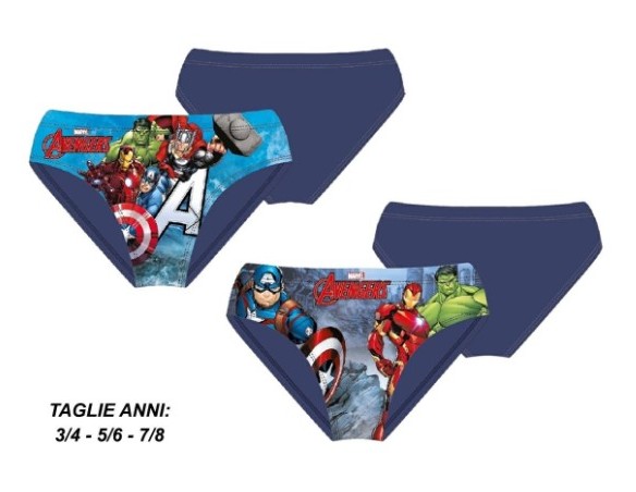 Avengers | SLIP COSTUME MARE Avengers bambino 5-6 e 7-8