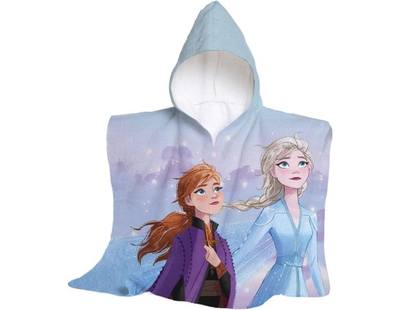Frozen | Poncho mare in spugna Frozen accappatoio Cotone Cm 60x60