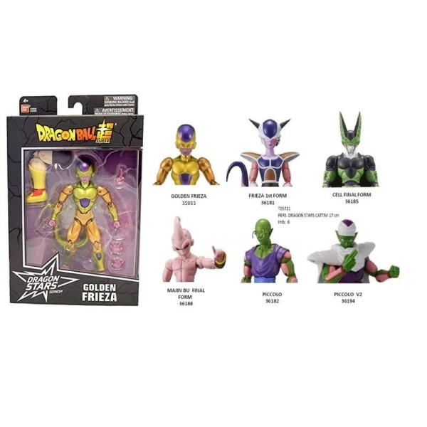 BANDAI DRAGON BALL CATTIVI 17 CM ASS 05721