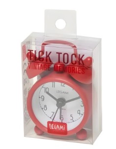 Legami ! | Sveglia Mini Tick Tock Alarm Clock - Red