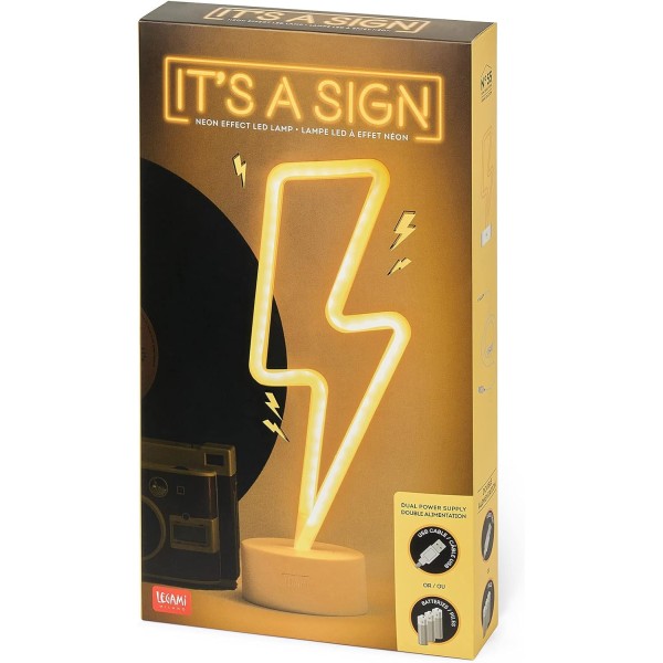 Legami - Lampada Led Effetto Neon, It's a Sign,...