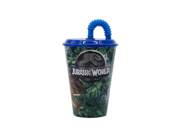 Jurassic World | BICCHIERE CON CANNUCCIA JURASSIC WORLD DINOSAURI 430ML 14630