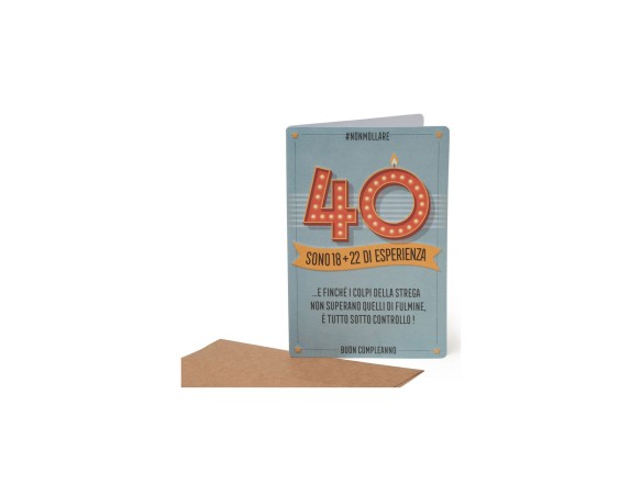 Legami ! Biglietto Di Auguri Compleanno 40 Anni