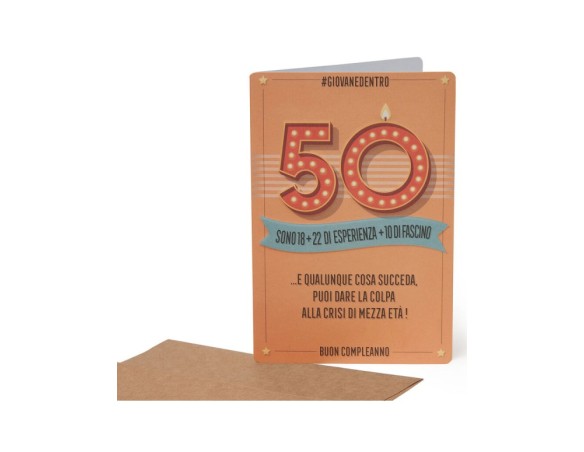 Legami ! Biglietto Di Auguri Compleanno 50 Anni