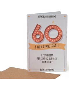 Legami ! Biglietto Di Auguri Di Compleanno 60 Anni