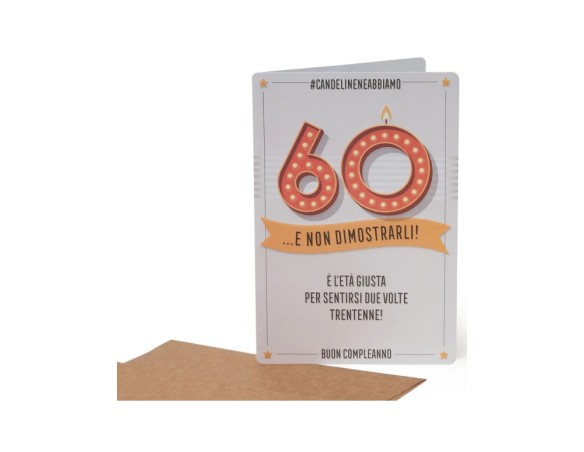 Legami ! Biglietto Di Auguri Di Compleanno 60 Anni