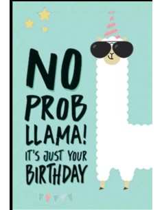 Legami ! Biglietto Di Auguri llama no probllama no problema
