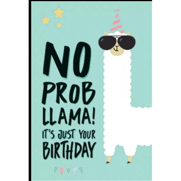 Legami ! Biglietto Di Auguri llama no probllama...