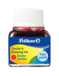 INCHIOSTRO DI CHINA ML.10 ROSSO PELIKAN (COLORE ROSSO)