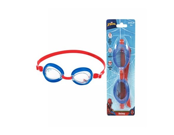 Spiderman | Occhialini spiderman in silicone e lenti con protezione uv per bambini dai 3+ anni