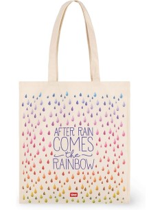 Legami - Borsa di cotone, Shopper Taschina interna, con...