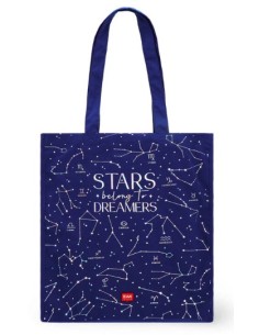 Legami - Borsa di cotone, Shopper Taschina interna, con...