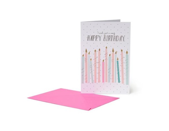 Legami | Biglietto Di Auguri Per Ogni Occasione Candele Candles 12x17cm Legami