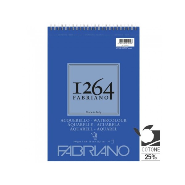 Blocco Spiralato per Acquerello Fabriano 1264...