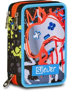 Seven SJ GANG STYLE JAM GANG Astuccio Scuola 3 Zip Sj...