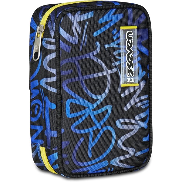 Seven | Astuccio Scuola Speed Case, Blu,...