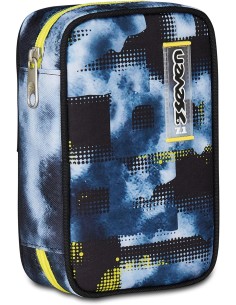 Seven | Astuccio Scuola Speed Case, Grigio, Portapenne...