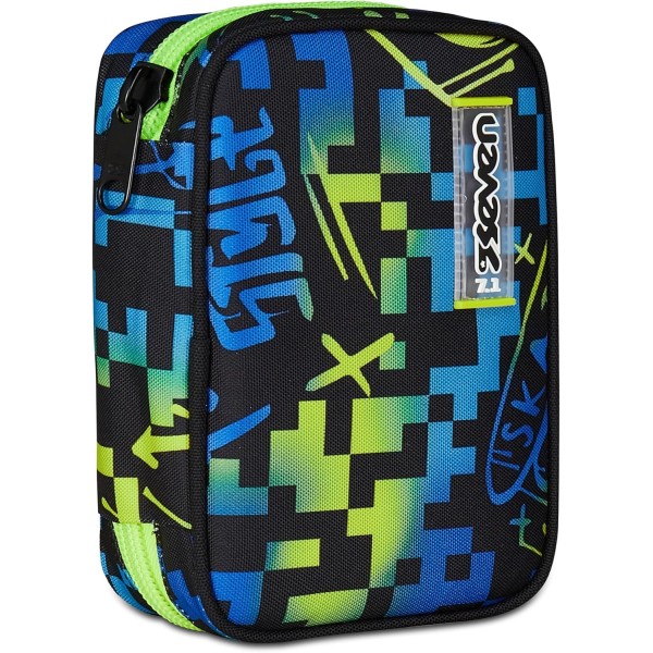 Seven | Astuccio Scuola Speed Pad, Nero,...