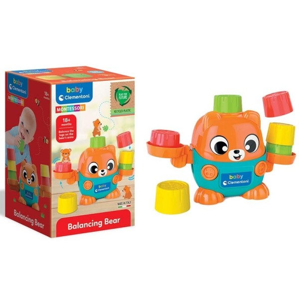 Clementoni Baby Montessori - Balancing Bear,...