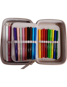 Astuccio Completo One Time 3 piani una zip TintaUNITA con... 2